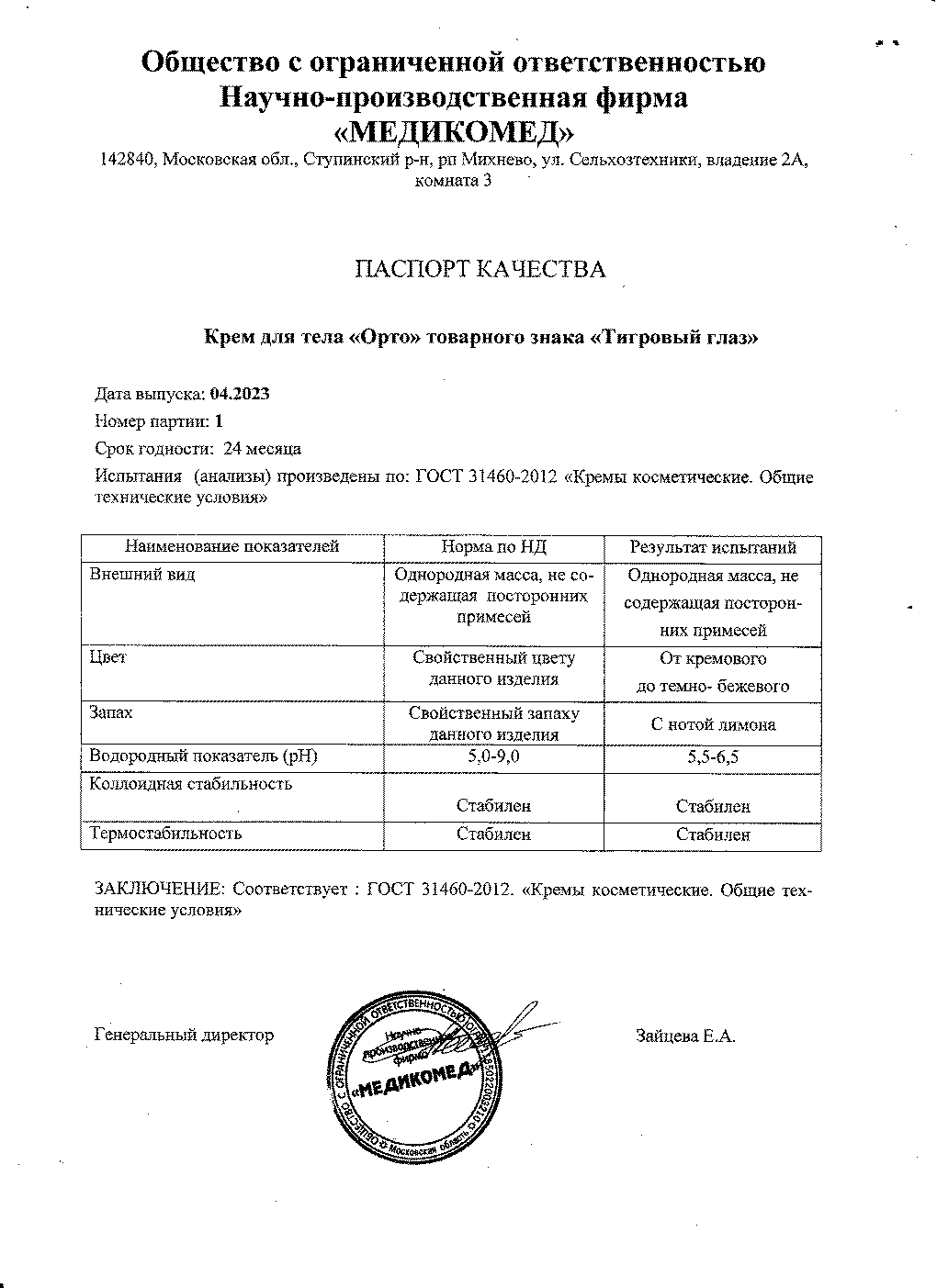 Паспорт №042023